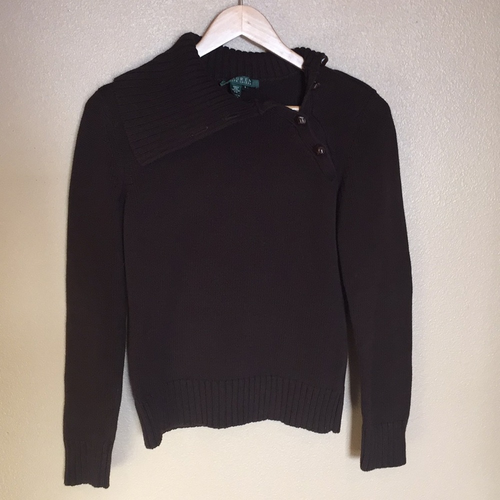Lauren Ralph Lauren Dark Brown Sweater